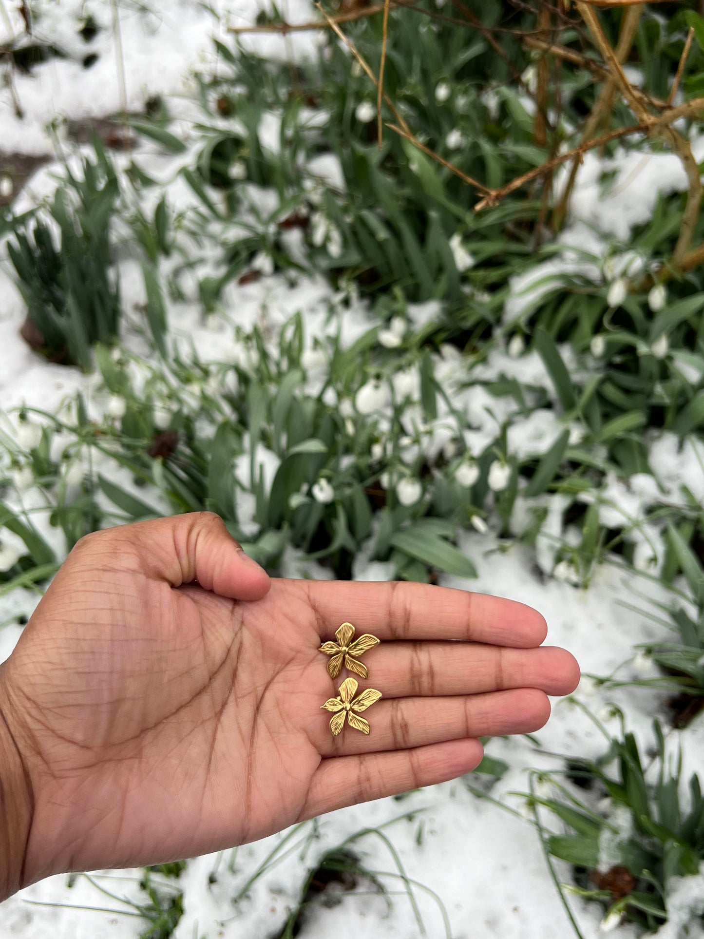 Winter Blossom Earrings